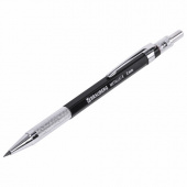 Карандаш автоматический 2мм BRAUBERG "METALLIC X-20", цанговый, точилка, 181976