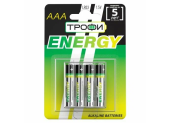 Батарейка AAA (LR03) (мизинчик.) Трофи ENERGY Alkaline, 4шт/блистер