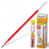 Стержень гелевый 130мм, красный, BRAUBERG, линия письма 0,35мм, 170168