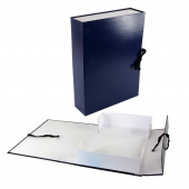 Папка-короб  70мм, бум/винил, цвет ассорти