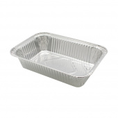 Форма алюм, прямоуг, 800мл, G-край, ДНО 202*138/162*97, h-44мм, 50шт/упак /12/ Горница, 410-009