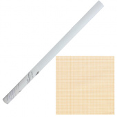 Бумага масштабно-координатная STAFF, 878мм*10м/рулон, оранжевая, 122811