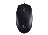 Мышь проводная LOGITECH B 100, USB, оптическая, черная