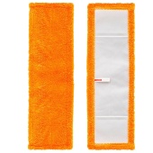 Насадка д/швабры (ТИП К) 40*10см OfficeClean, микрофибра, св. оранжевый, 303079