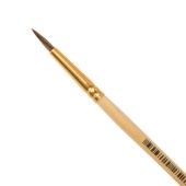 Кисть белка №3 ПИФАГОР, круглая, 200817