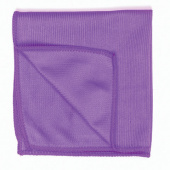 Салфетка микрофибра д/стекол 30*30см, фиолетовая, инд. упак., LAIMA, 601248