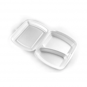 Ланч-бокс LB-2, 247*206*70, 100шт/упак, белый, ЦУ