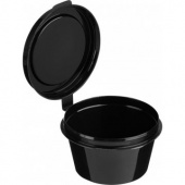 Соусница с внешн. закр. черная, 50 мл, 80 шт/упак