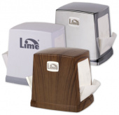 Салфетки д/диспенсера LIME 1-сл, 18*24см, белые, 100шт/пач /48/ 247100