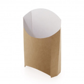 Коробка д/картофеля фри 150г (L) Fry, 50шт/упак, 120*54*132, крафт/крафт /20/ ECO NEW