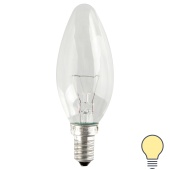 Лампа-свеча накаливания Osram, 60 Вт, Е14, свет тёплый белый, 11963793 /14/
