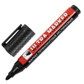 Маркер перманентный 3,5мм, черный, BRAUBERG "ULTRA MARKER", 152204