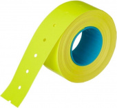 Этикет-лента 21,5*12 прямая желтая /200/