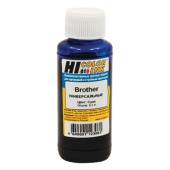 Чернила HI-COLOR для BROTHER универсальные, голубые, 0,1 л, водные, 362371