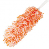 Метелка для смахивания пыли ЛАЙМА, 80-160см, оранжевая, LAIMA, 603619