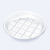 Тарелка d205, 50шт/упак, белая /40/ Фопос