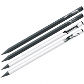 Карандаш чернографитный без ластика, HB, черное дерево, круглый, Berlingo "Riddle", ассорти, 257274