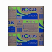 Салфетки д/диспенсера (N2) 1-сл., 18*24см, 250л, белые, FOCUS OPTIMUM /18/ 5051792
