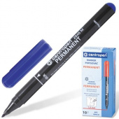 Маркер перманентный 1 мм, синий, CENTROPEN "2846", 150206