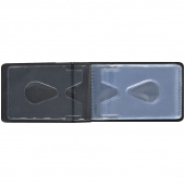 Кредитница на 16 карт OfficeSpace, ПВХ, коричневый, горизонтальная, 235236