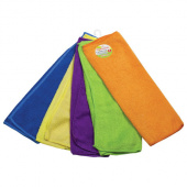 Салфетка микрофибра 30*30см, 5шт/упак, 180г/м2, без инд. упак, ЛЮБАША, 603942