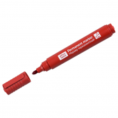 Маркер перманентный 3мм, красный, OfficeSpace 8004А, пулевидный, 265704