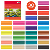 Пластилин 30 цветов ГАММА "Мультики", со стеком, 281987