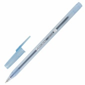 Ручка шариковая синяя BRAUBERG "i-STICK", линия письма 0,35 мм, 143442