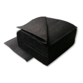 Салфетки LIME 24*24см 1-сл, 400л, черные /12/ 410150