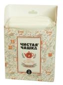 Фильтр-пакеты для Чая, Кофе и Трав, фильтр-волокно, с завязками, размер "Для Чайника", 50 шт. /4/