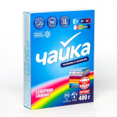 Порошок стиральный 400гр автомат Чайка Северное сияние /18/