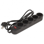 Сетевой фильтр SVEN SF-05L, 5 розетки, 3 м, черный, 512885