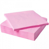 Салфетки Лайт 100л 23*22 /50/ розовые (пастель)