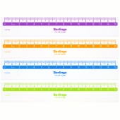 Линейка 15см Berlingo "Color", пластиковая, прозрачная, ассорти, 271111