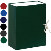 Папка архивная OfficeSpace с завязками, А4, 120мм, ассорти, до 1000л., 255991