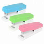 Степлер BRAUBERG №24/6, 26/6  "STYLE" до 25л, цвет ассорти 272748