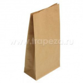 Пакет бумажный с прямоугольным дном 240*140*400, крафт /400/