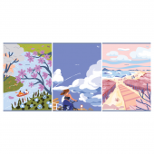 Тетрадь 48л. А4, клетка, скрепка, BG "За мечтой", эконом, ассорти