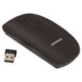 Мышь беспроводная SONNEN, M-243 USB, 1600dpi, черная, 512646