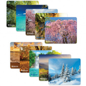 Коврик для мыши DEFENDER Silk Pad Nature 230*190*1,6мм, ассорти 10 видов, 511723