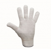 Перчатки хб 3 нити 10кл белые, 10/500 /Х/