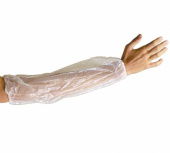 Нарукавники п/э белые, 40×25 см, 40 мкм, 50 пар/упак