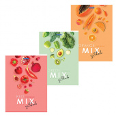 Тетрадь 80л. А4, клетка, скрепка, BRAUBERG "Mix", ассорти 3 вида, 404046