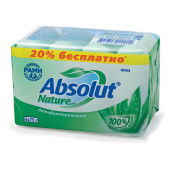 Мыло туалетное "Алоэ" "Absolut", 75 г, 4 шт/упак