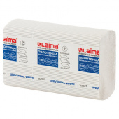Полотенца листовые (Н2) LAIMA UNIV., Z-укл., 1-сл., 190л, белые /21/ 112517