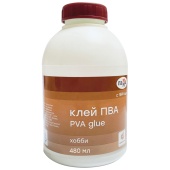 Клей ПВА ГАММА "Хобби", 480мл, 321665