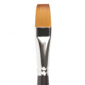 Кисть синтетика №16 BRAUBERG ART "CLASSIC", мягкая, под колонок, плоская, 200703