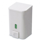 Дозатор д/жидкого мыла 0,5л PRIMA NOVA, наливной, белый, 601177