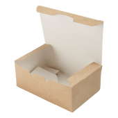 Коробка д/наггетсов 400мл, 115*75*45 (S), 25шт/упак, крафт /16/ Экл