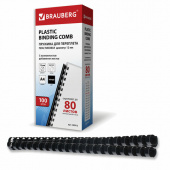 Пружины d12 BRAUBERG, черные, 100шт/упак, 530912